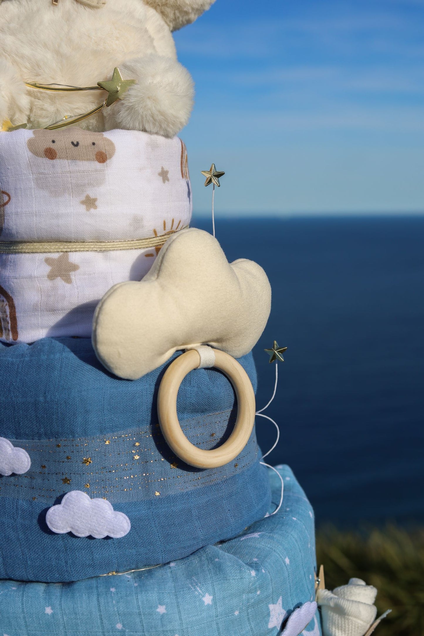 Magical Sky 3-Tier Nappy Cake