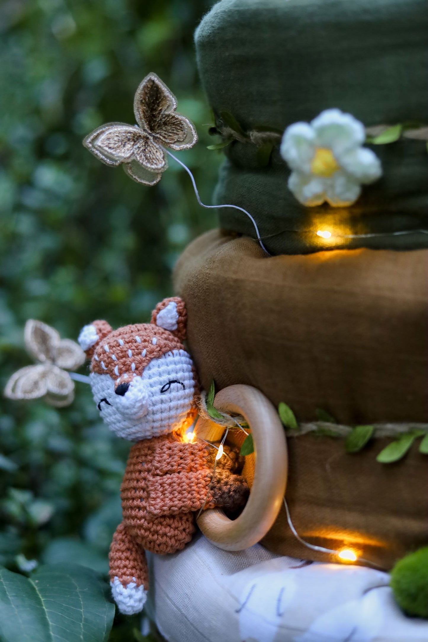 Enchanted Woodland 3-Tier Nappy Cake