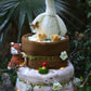 Enchanting woodlands 2-tier nappy cake