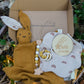 Mustard Bunny Collection - 5 Piece Unisex Baby Gift Set Box