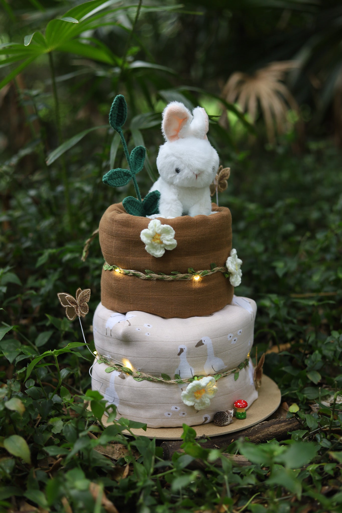 Mini Enchanting Woodlands Nappy Cake