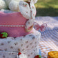 Strawberry Picnic 2-Tier Nappy Cake