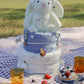 Baby Blue Picnic 2-Tier Nappy Cake