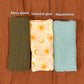 Mix-and-Match Pack of 3 Muslin Swaddle Wraps