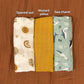 Mix-and-Match Pack of 3 Muslin Swaddle Wraps